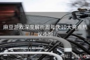麻豆游戏深度解析周年庆10大亮点热议不断
