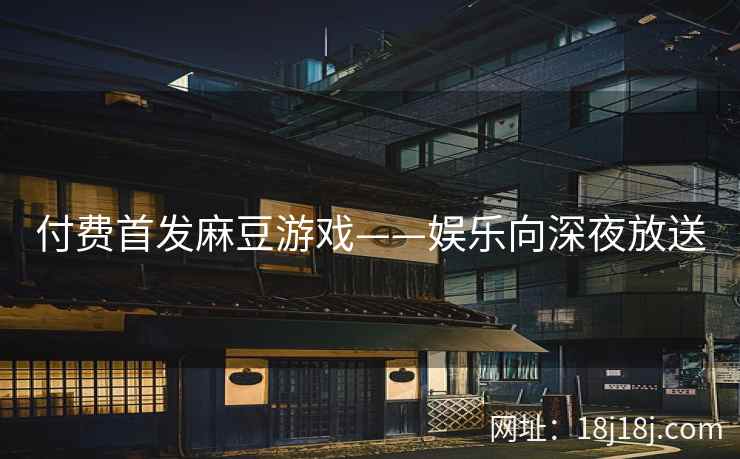 付费首发麻豆游戏——娱乐向深夜放送